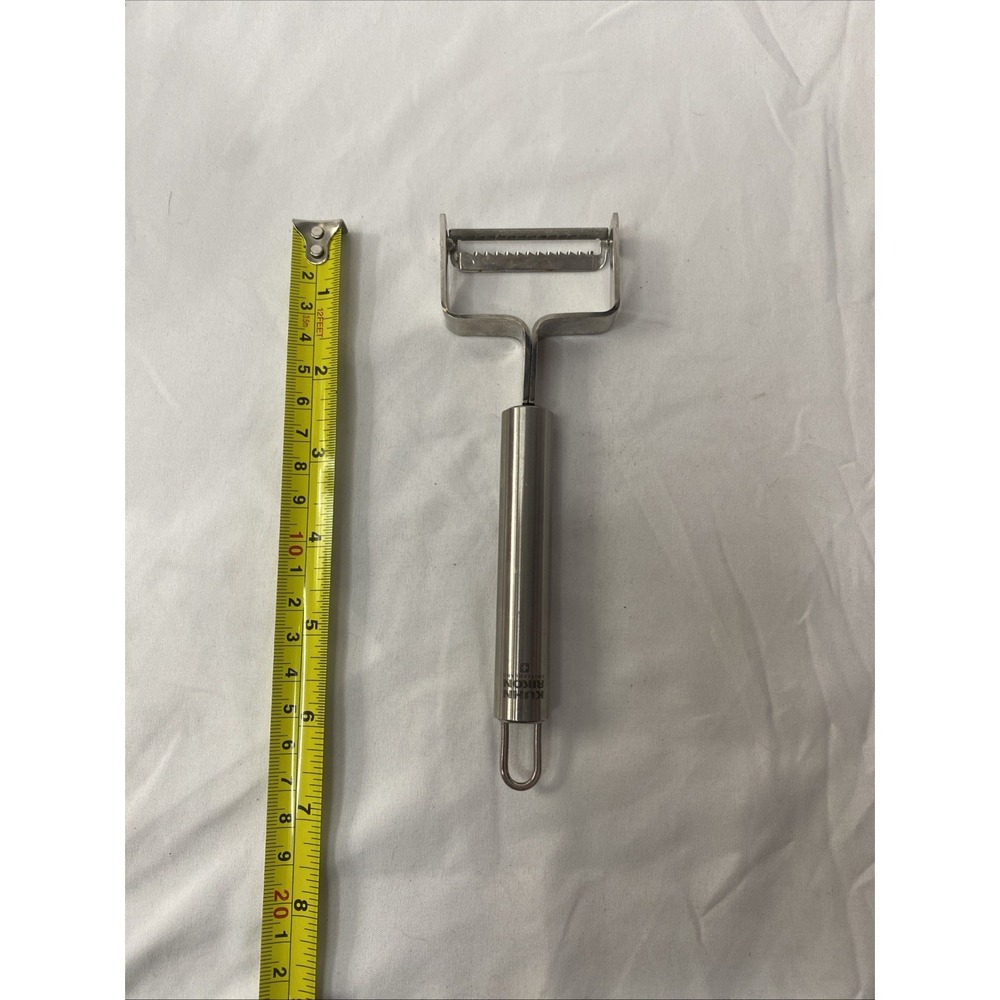 Kuhn Rikon Stainless Steel Julienne Peeler Slicer Switzerland 7"